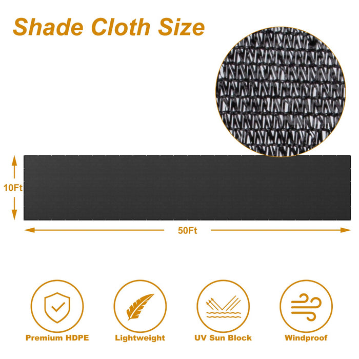 ShadeFlex - Sunblock Shade Cloth with Grommets