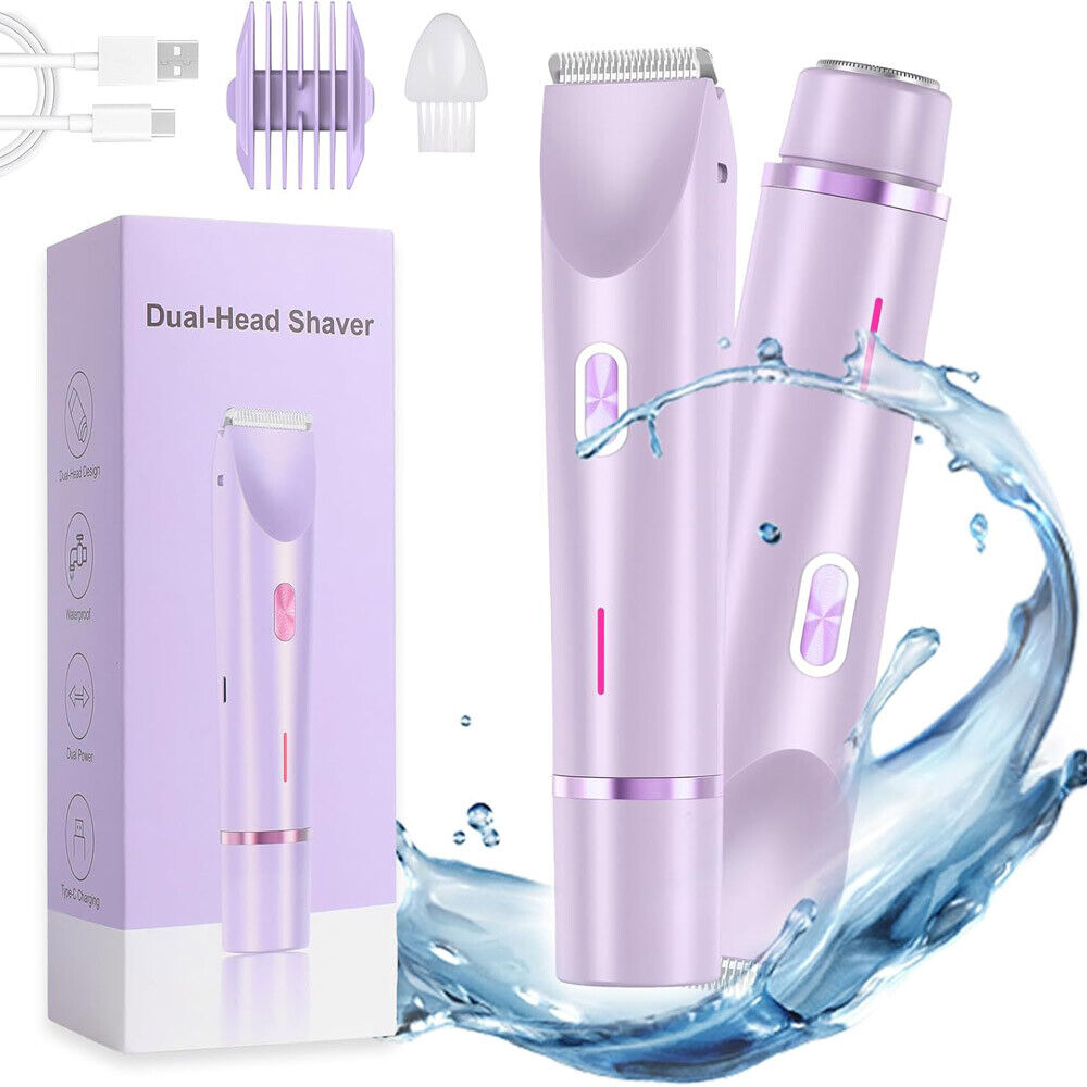 Smoothelle – 2 in 1 Dual Head Electric Shaver for Women
