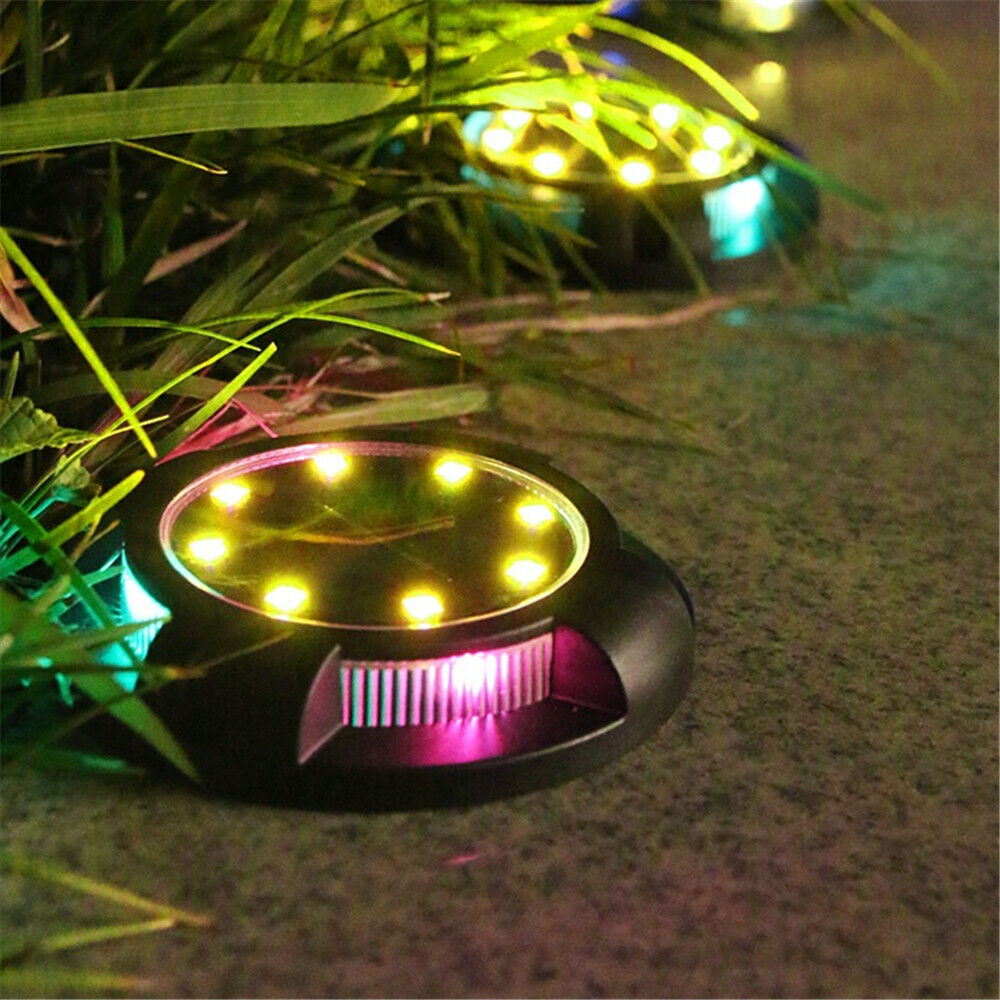 Decorative Solar Ground Lights - 4 Pack