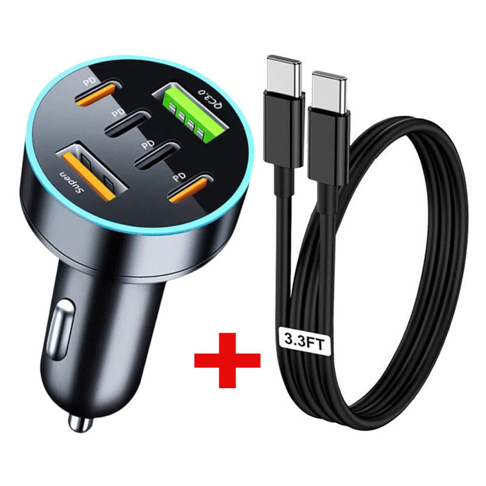 VoltMax 6-Port – Fast Car Charger