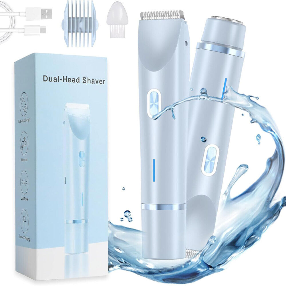 Smoothelle – 2 in 1 Dual Head Electric Shaver for Women