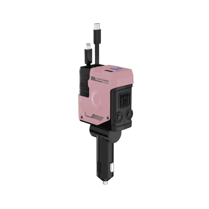 CableGlide - 4-in-1 Retractable Car Charger