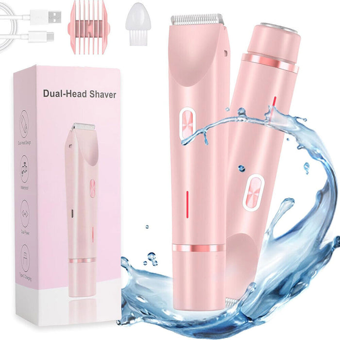 Smoothelle – 2 in 1 Dual Head Electric Shaver for Women