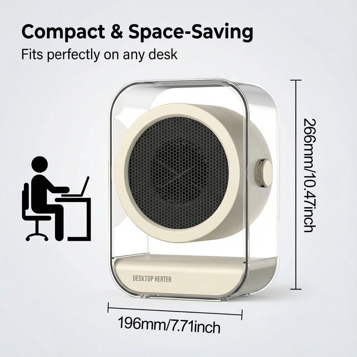 Warmly™ - Portable 500W Personal Heater