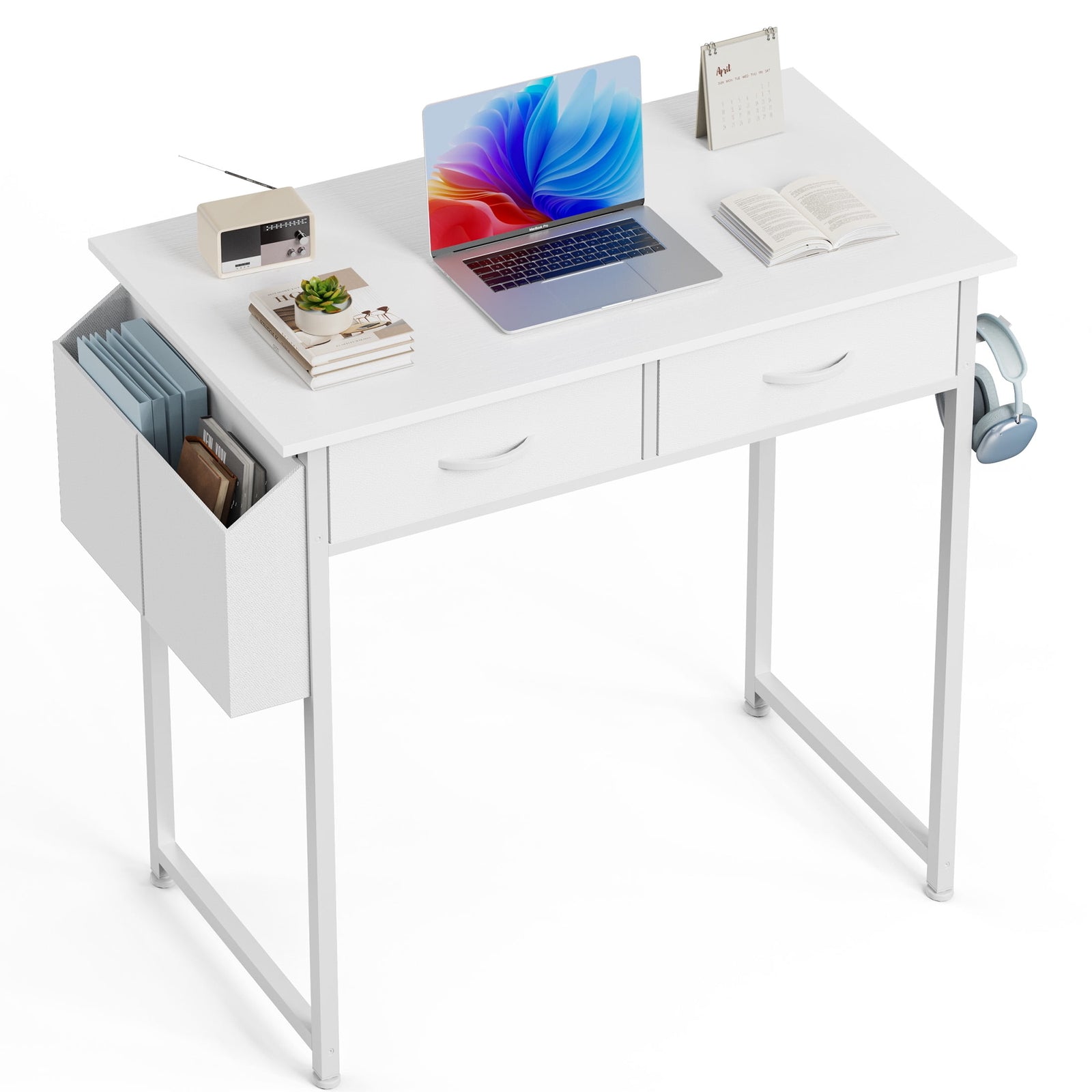 SpaceWise - Small Study Table with Drawers