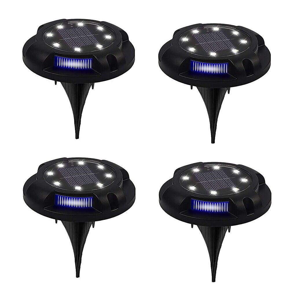 Decorative Solar Ground Lights - 4 Pack