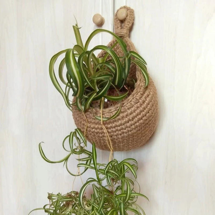 RusticCharm - Woven Hanging Storage Baskets