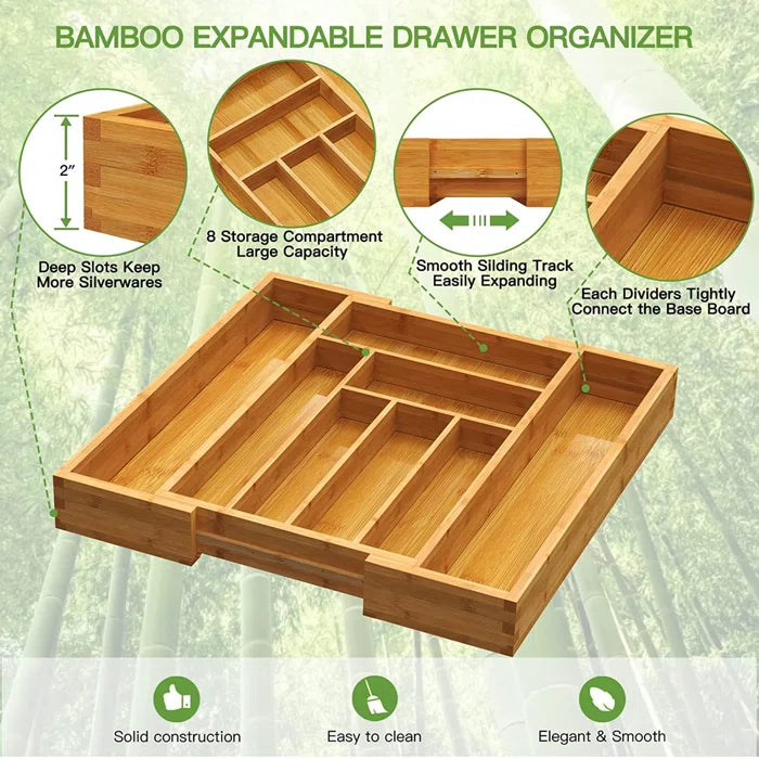 Expandable Kitchen Drawer Organizer