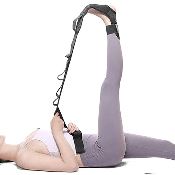 Premium Yoga Strap With Loops For Stretching