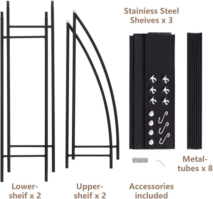 3 Tier Over The Toilet Storage Shelf