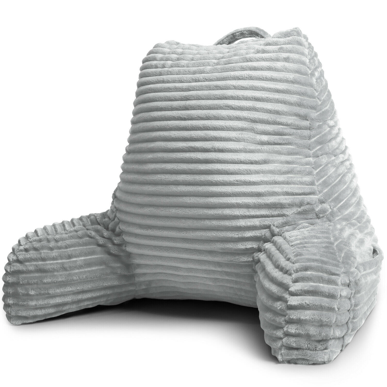 Plush Backrest Reading Pillow With Arms