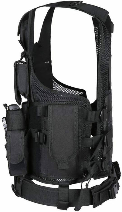 Deluxe Black Tactical Vest