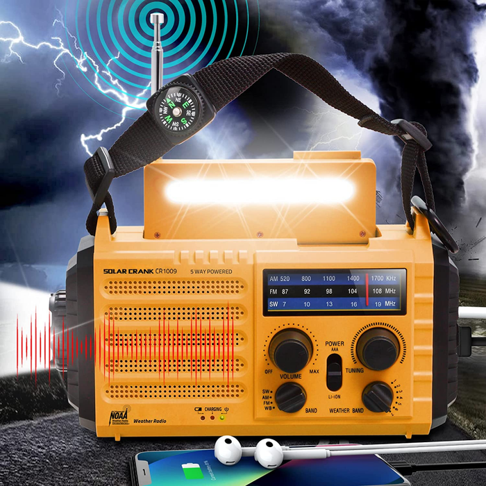 5-Way Emergency Weather Radio