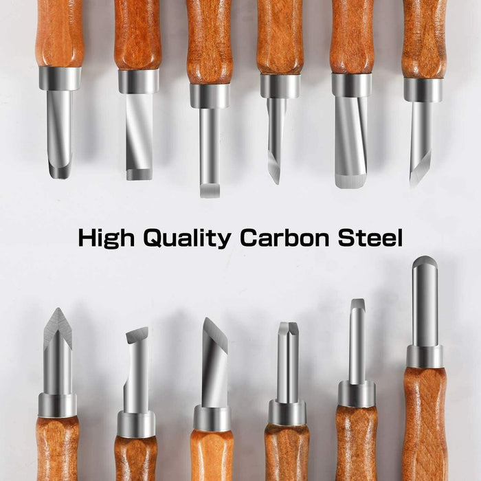 12pc Professional Wood Carving Tools