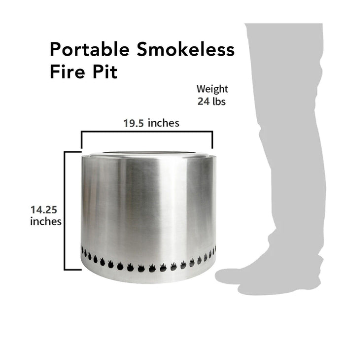 Portable Bonfire Pit & Grill