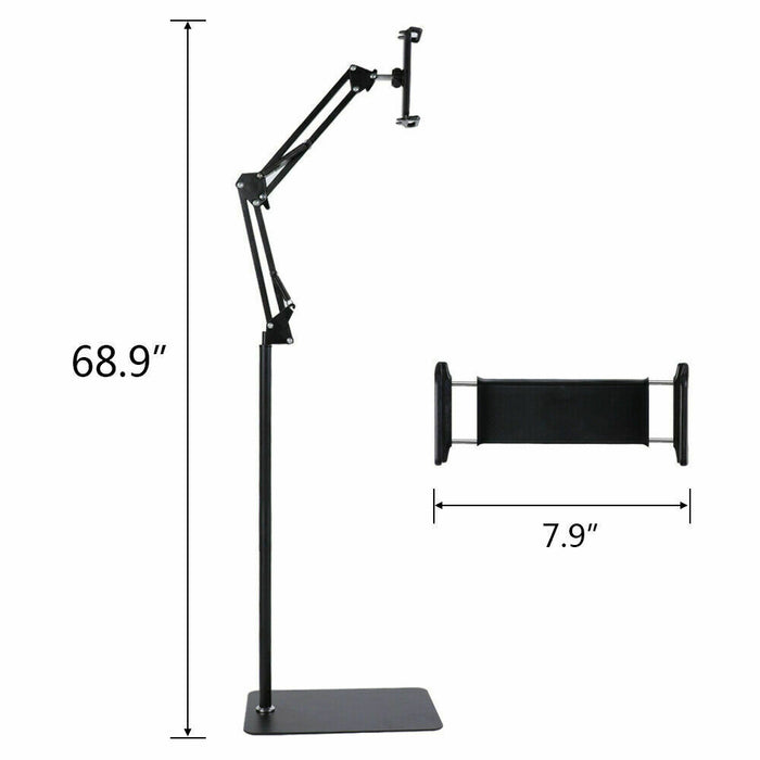 Adjustable 360° iPad & Tablet Floor Stand Holder