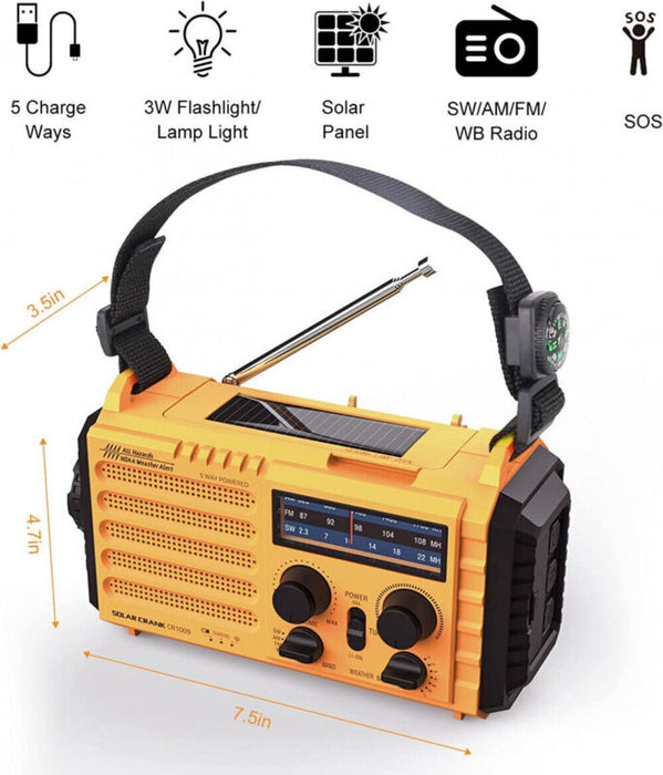 5-Way Emergency Weather Radio