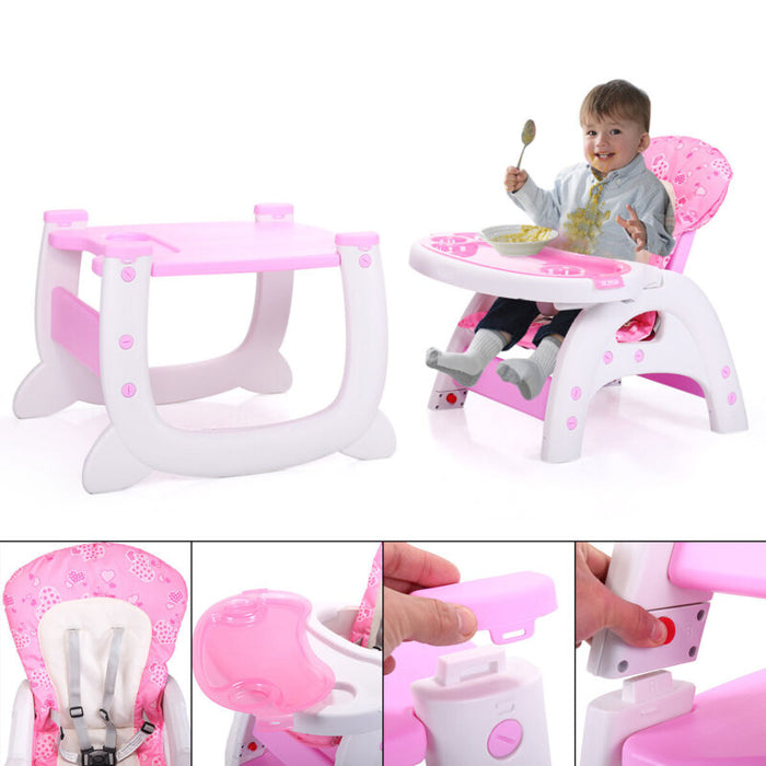 3 In 1 Convertible Baby High Chair