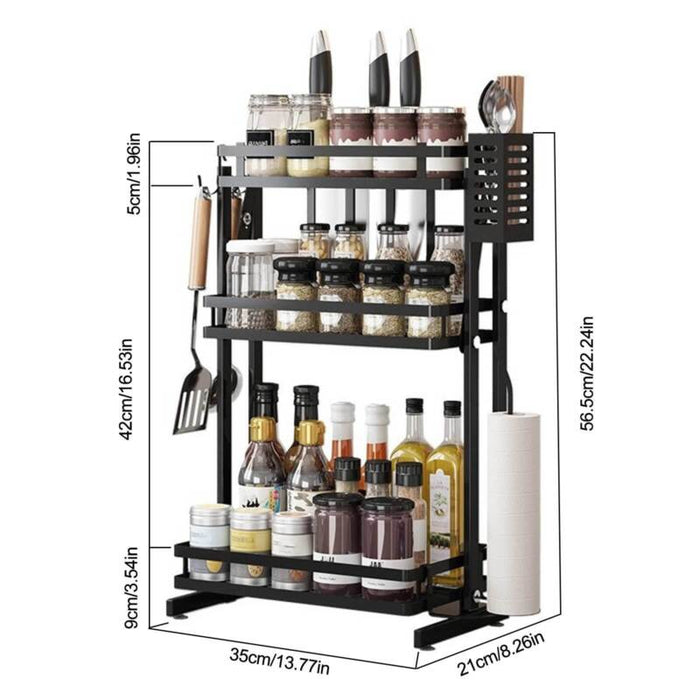 Wall Mount Spice Rack