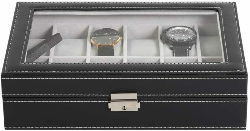 12 Slot Watch Box for Men