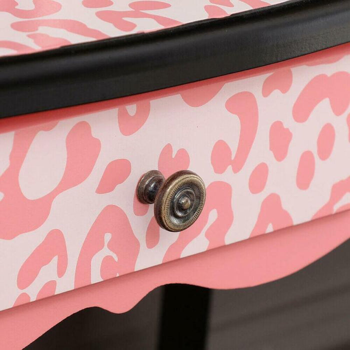 Kids Vanity Table and Chair - Pink