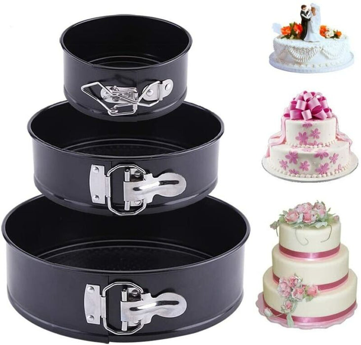 3 Pcs Nonstick Cheesecake Pans
