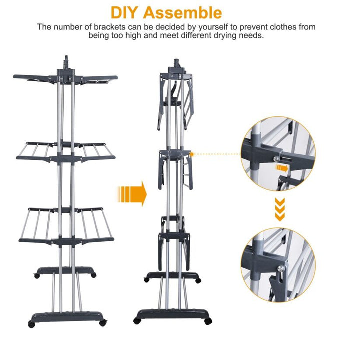 3-Tier Laundry Drying Rack