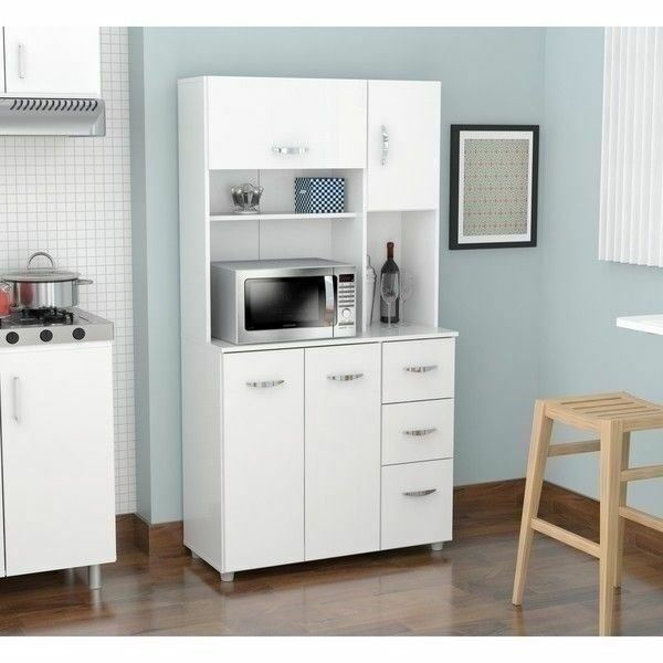 Kitchen Microwave Storage Cabinet