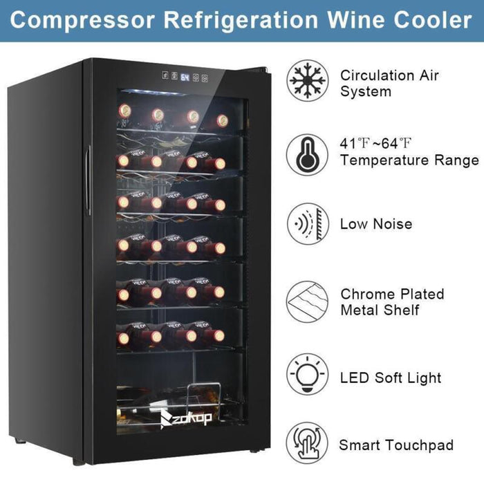 28 Bottle Wine Cooler Fridge