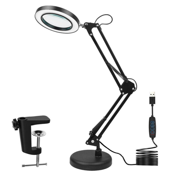 10X Magnifying Glass with Lamp