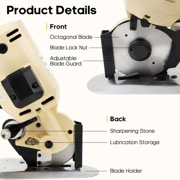 Electric Rotary Fabric Cutter