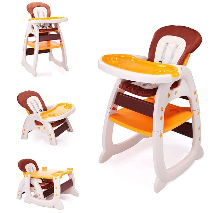 3 In 1 Convertible Baby High Chair