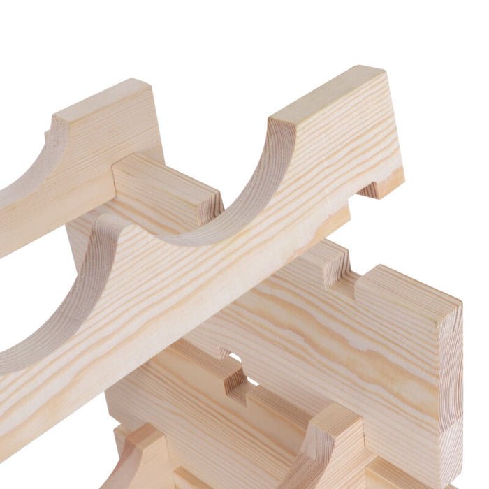 96 Bottle Wine Wooden Rack