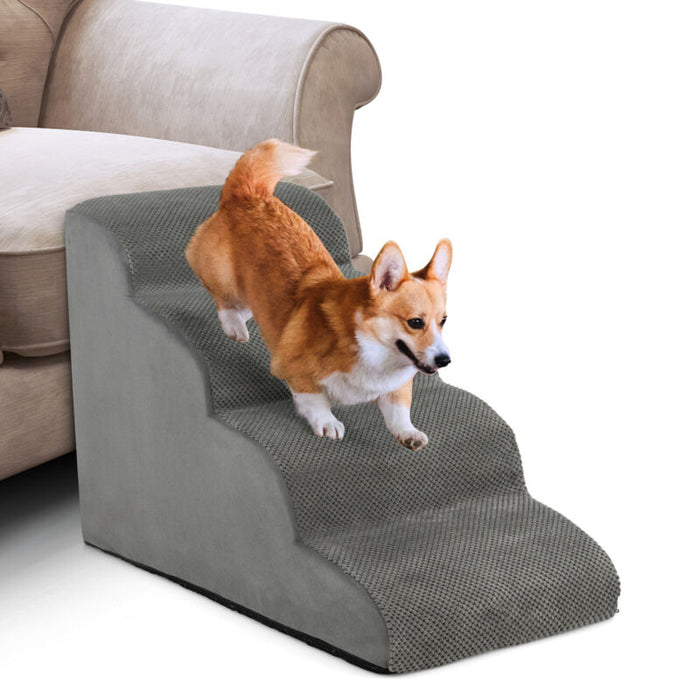 4-Tier Pet Steps for Bed