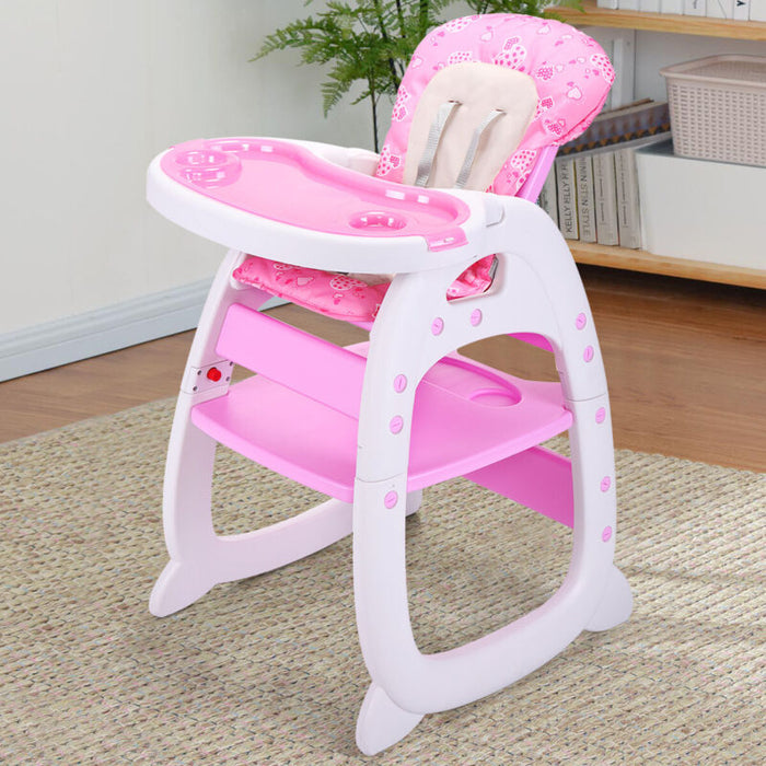 3 In 1 Convertible Baby High Chair