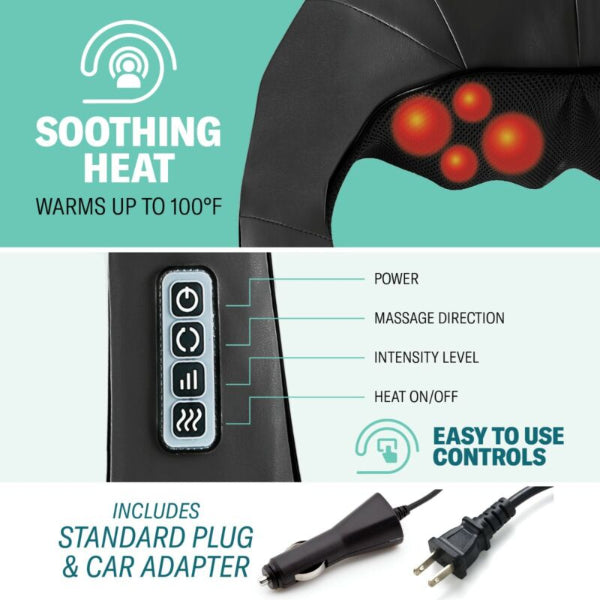 Shiatsu Heated Neck & Back Massager