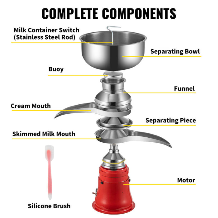 Electric Fresh Milk Cream Separator