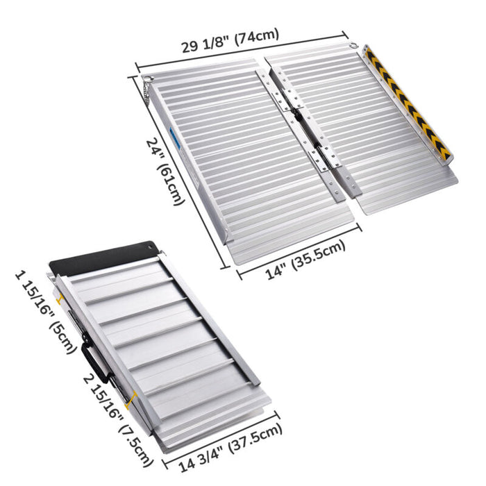 2 Leg Ramp 2 Ft Folding Wheelchair Ramp — JStonewell