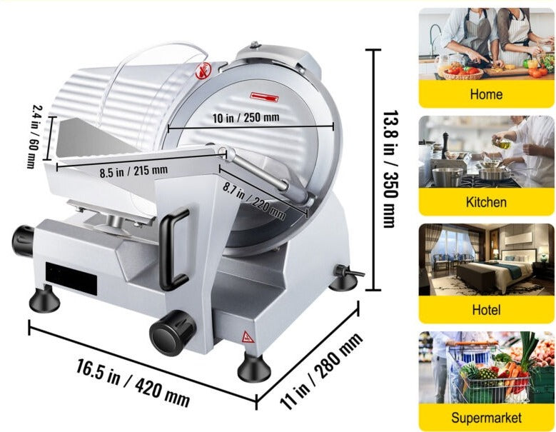 10" Electric Meat Slicer