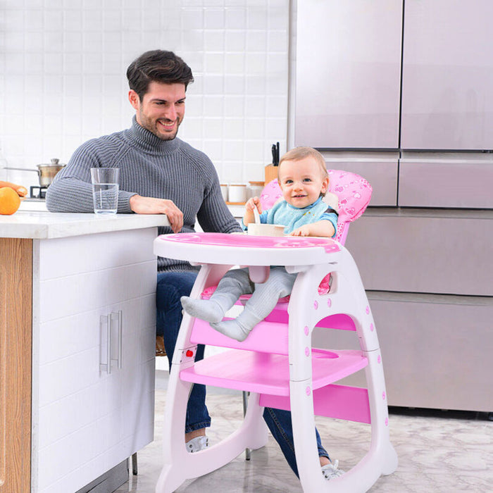 3 In 1 Convertible Baby High Chair