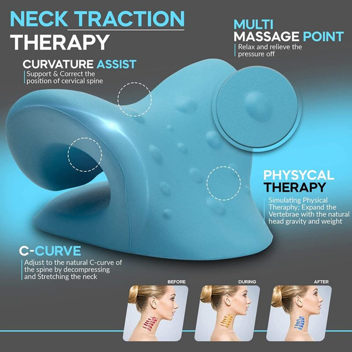 Cervical Neck Pillow Traction Device