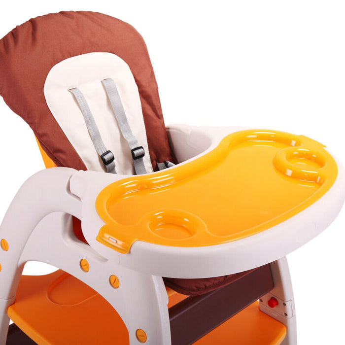 3 In 1 Convertible Baby High Chair