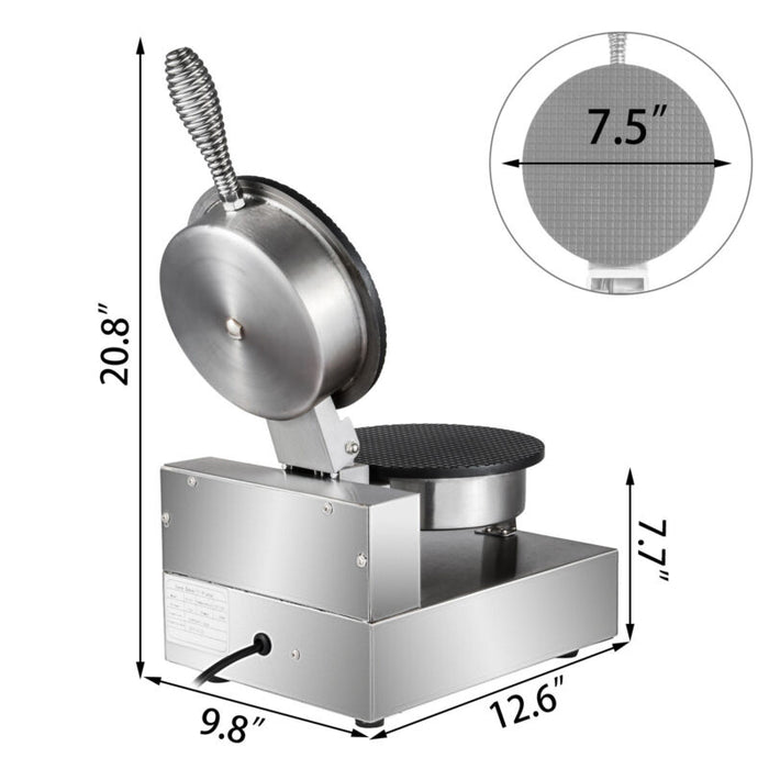 Electric Nonstick Waffle Cone Maker
