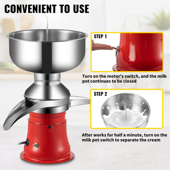 Electric Fresh Milk Cream Separator