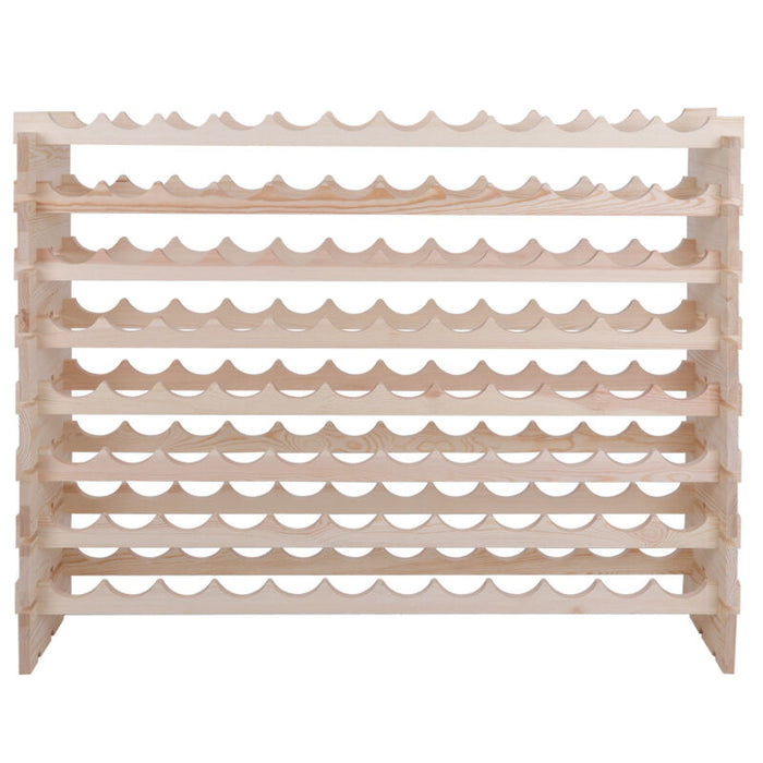 96 Bottle Wine Wooden Rack