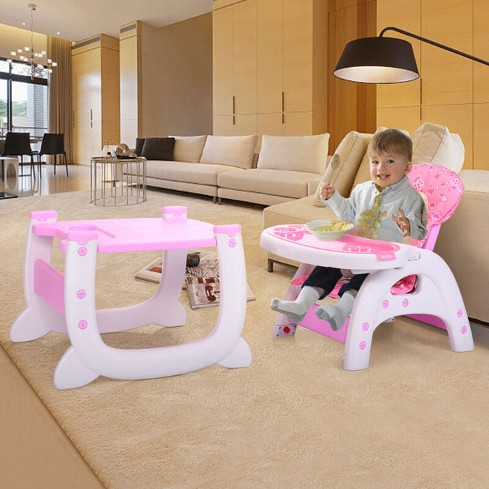 3 In 1 Convertible Baby High Chair