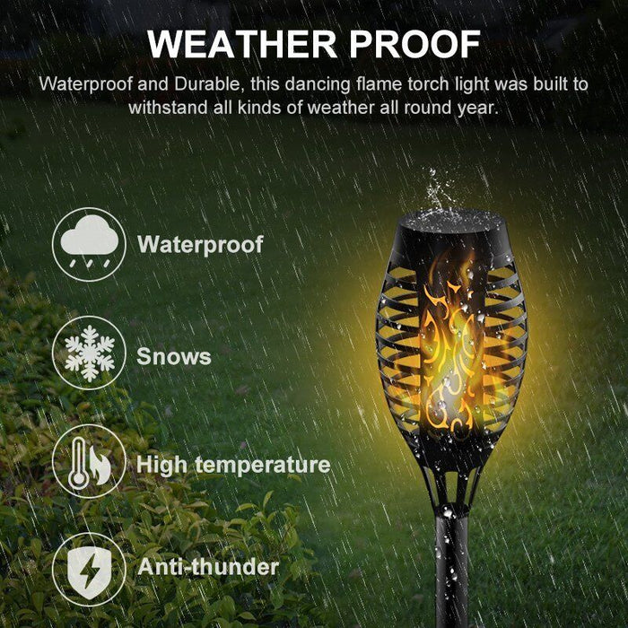 12 Pack Solar Torch Lights