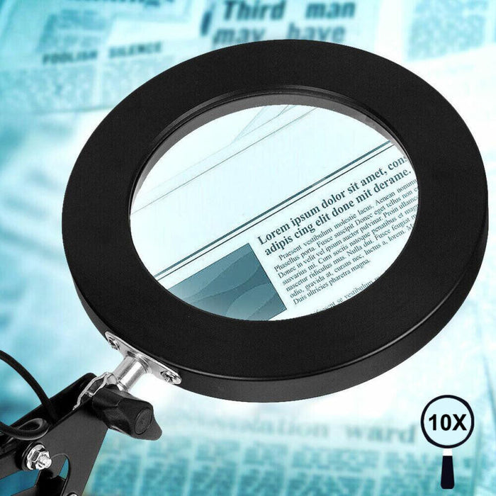 10X Magnifying Glass with Lamp