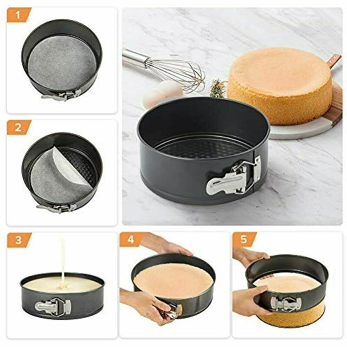 3 Pcs Nonstick Cheesecake Pans