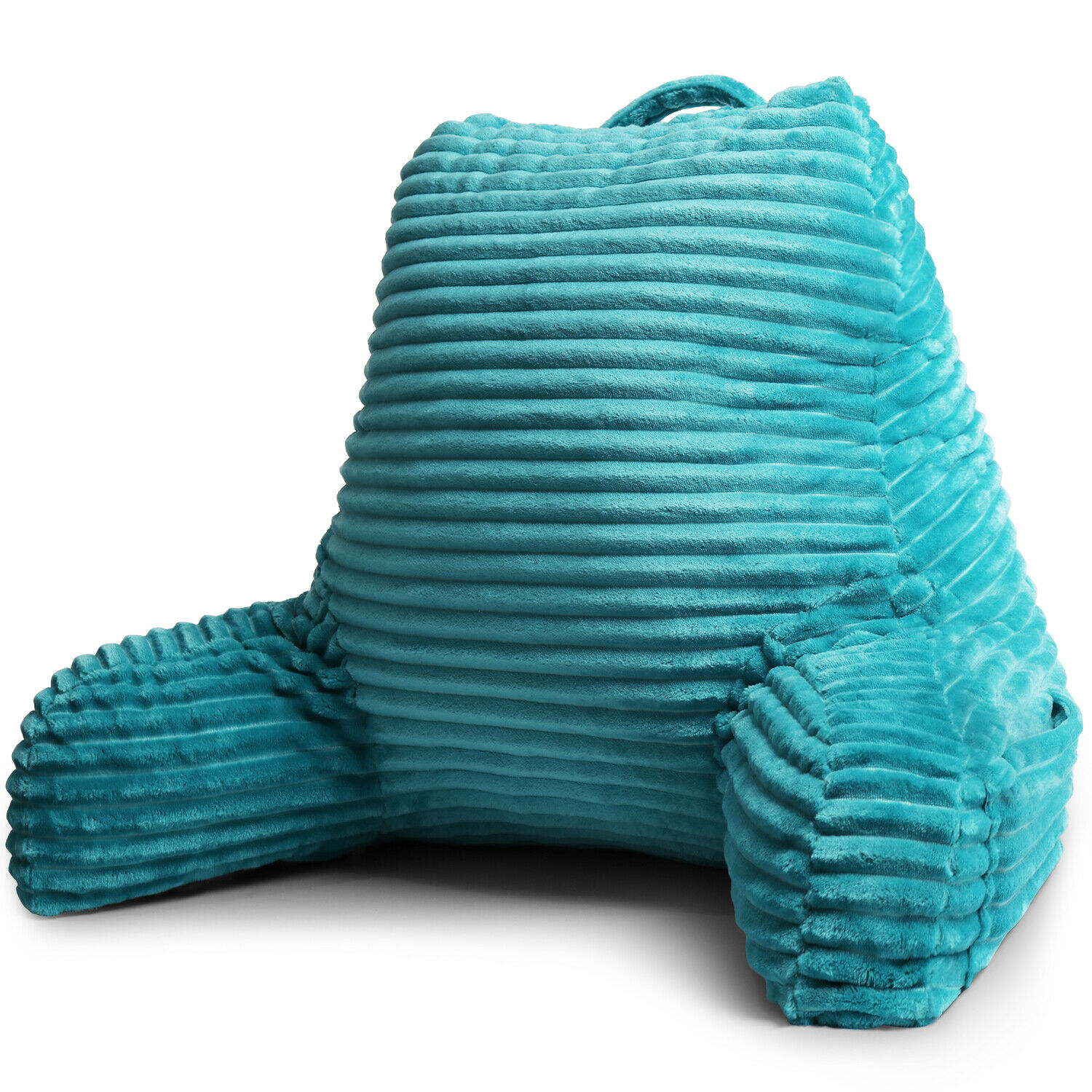Plush Backrest Reading Pillow With Arms